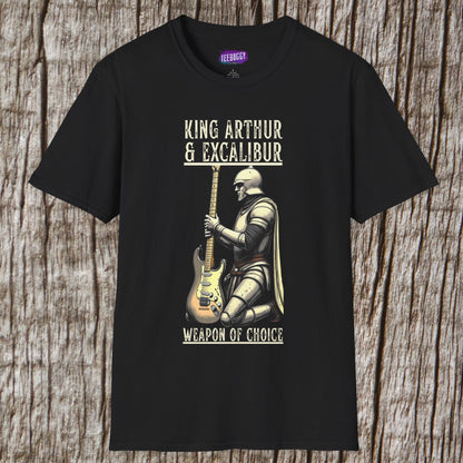King Arthur Guitar T-Shirt