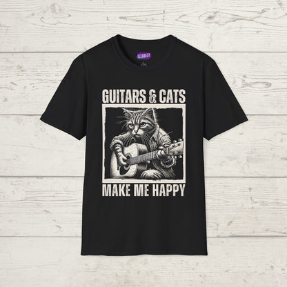 Cat Guitarist T-Shirt