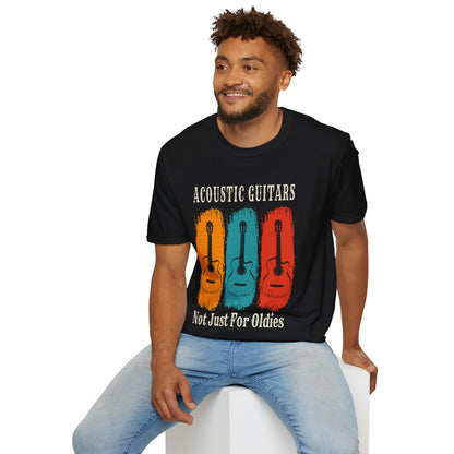 Fun Acoustic Guitars T-Shirt - Not Just For Oldies