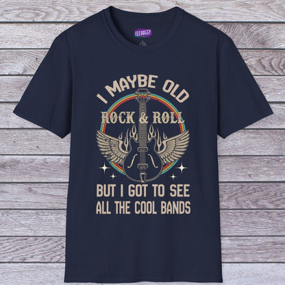 Rock Guitar Wings Unisex T-Shirt for Veteran Rockers