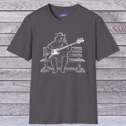 Cat Bass Guitar T-Shirt
