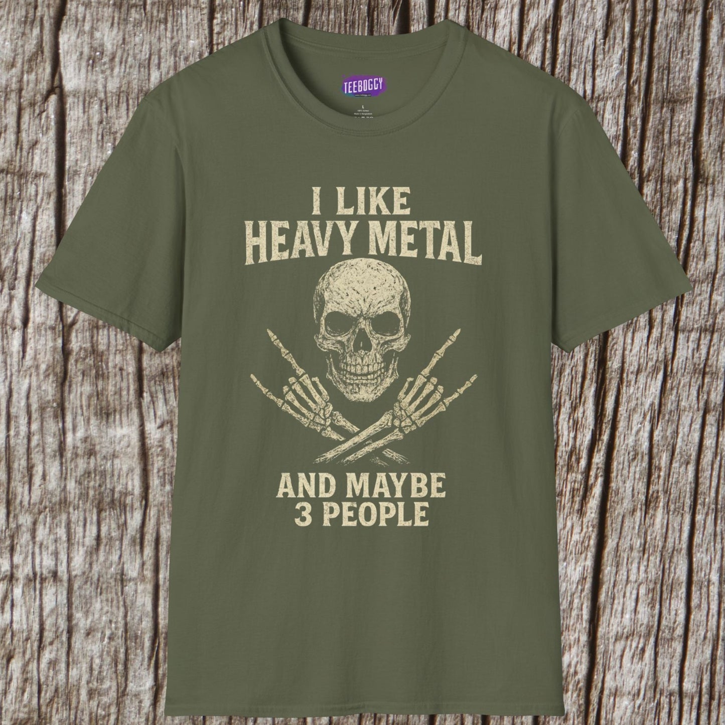 Heavy Metal Skull Unisex T-Shirt
