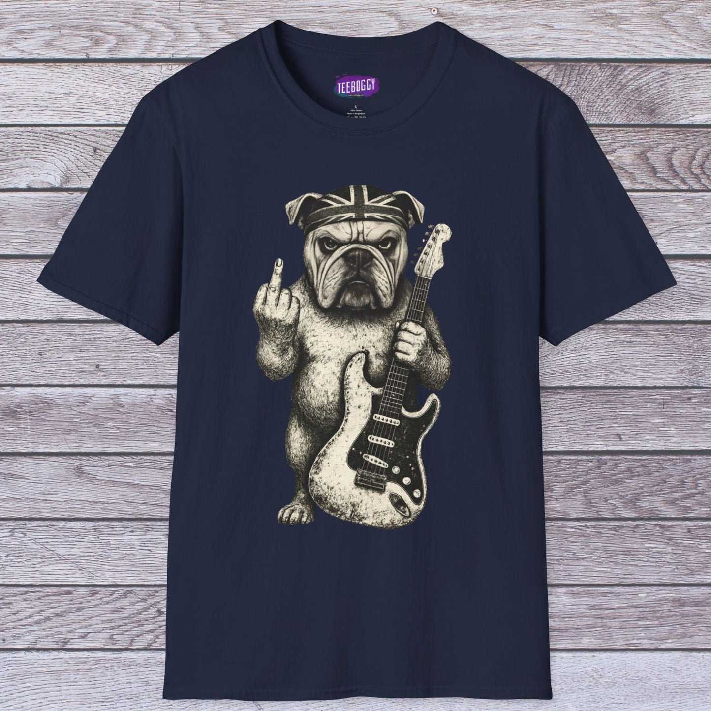 Bulldog Guitar T-Shirt
