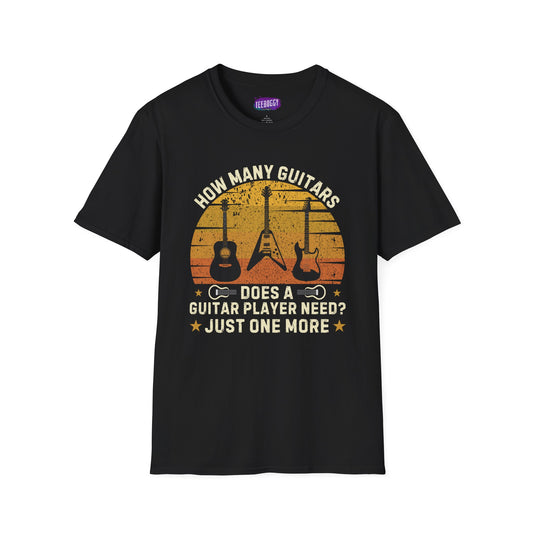 Guitarist Statement T-Shirt - Just One More Guitar