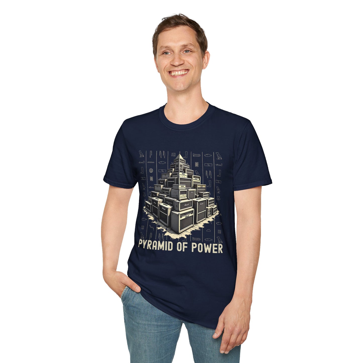 Pyramid of Power - Guitar Amp Pyramid T-Shirt