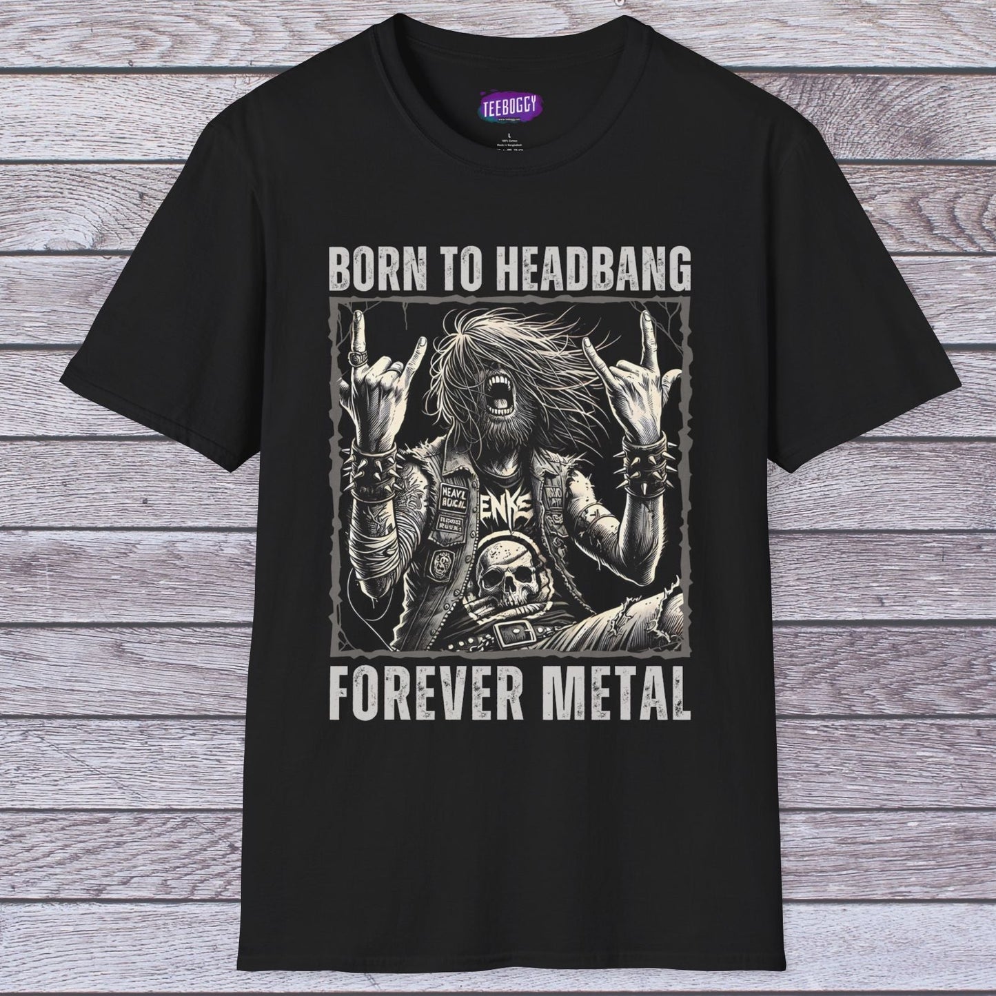 Headbanger T-Shirt - Born To Headbang, Forever Metal