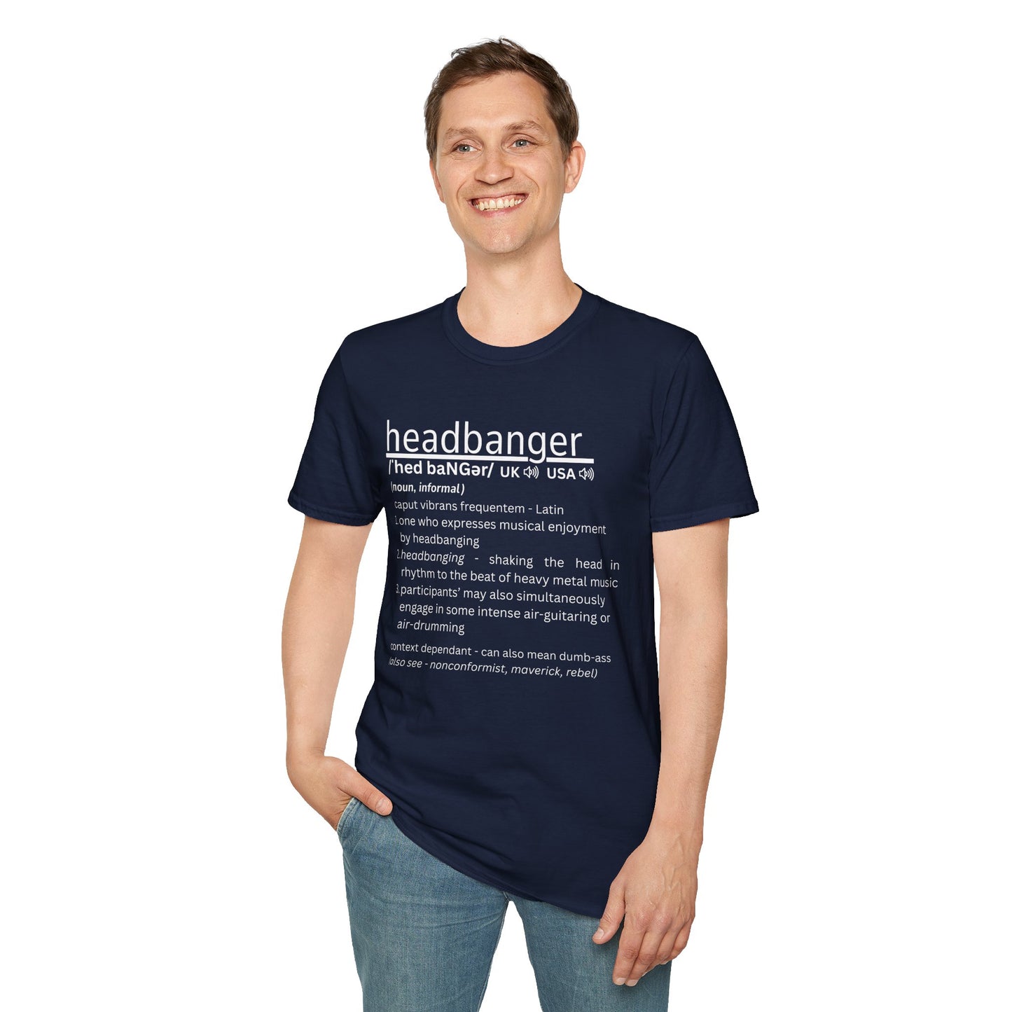 Headbanger T-Shirt - Dictionary Definition Fun Tee