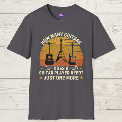 Guitarist Statement T-Shirt - Just One More Guitar