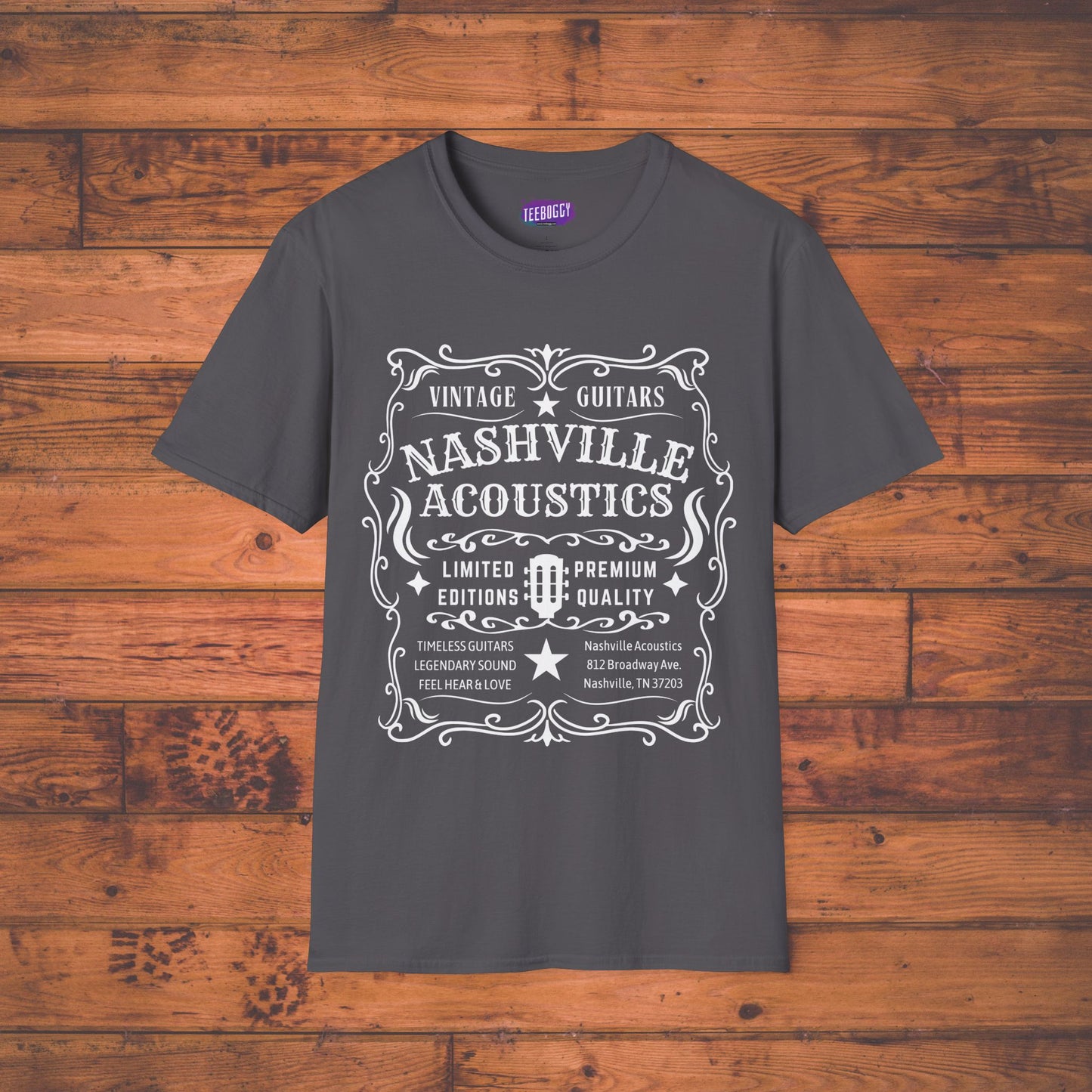 Nashville Acoustics - Guitar T-Shirt
