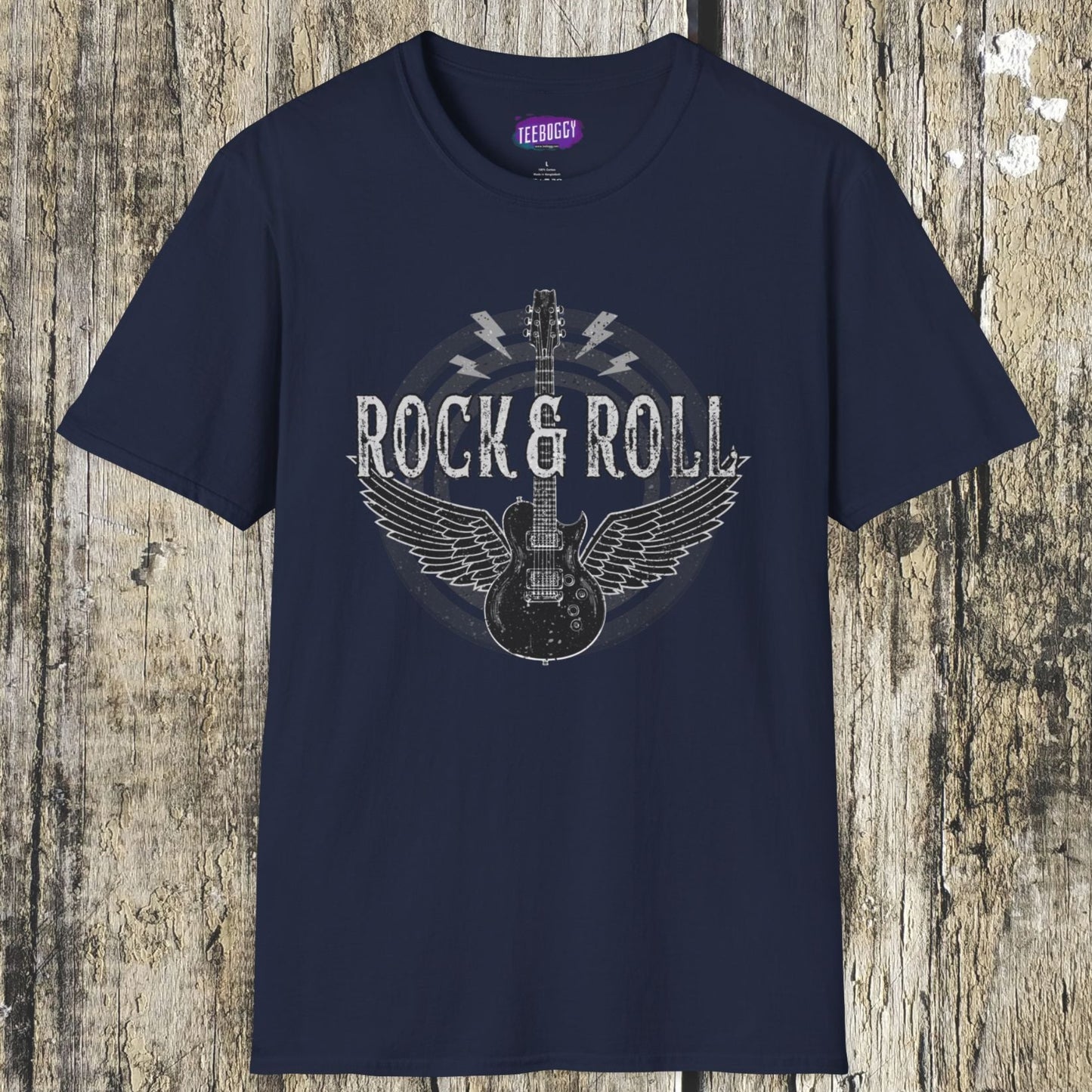 Guitar Wings Unisex T-Shirt Rock & Roll Music Tee