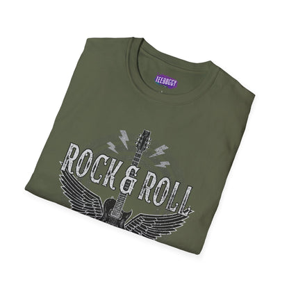 Guitar Wings Unisex T-Shirt Rock & Roll Music Tee