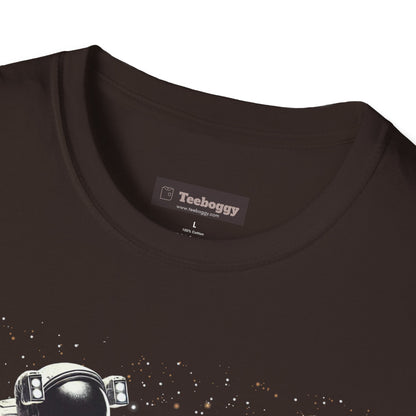 Astronaut Playing Guitar T-Shirt — "Houston, We Don't Have a Problem!"