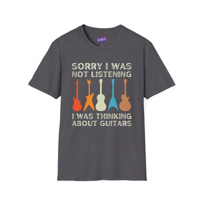 Guitar Types Unisex T-Shirt - Funny Guitarist Shirt