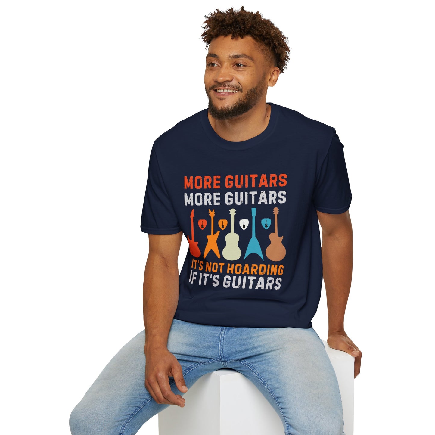 Guitar Quote T-Shirt, More Guitars More Guitars
