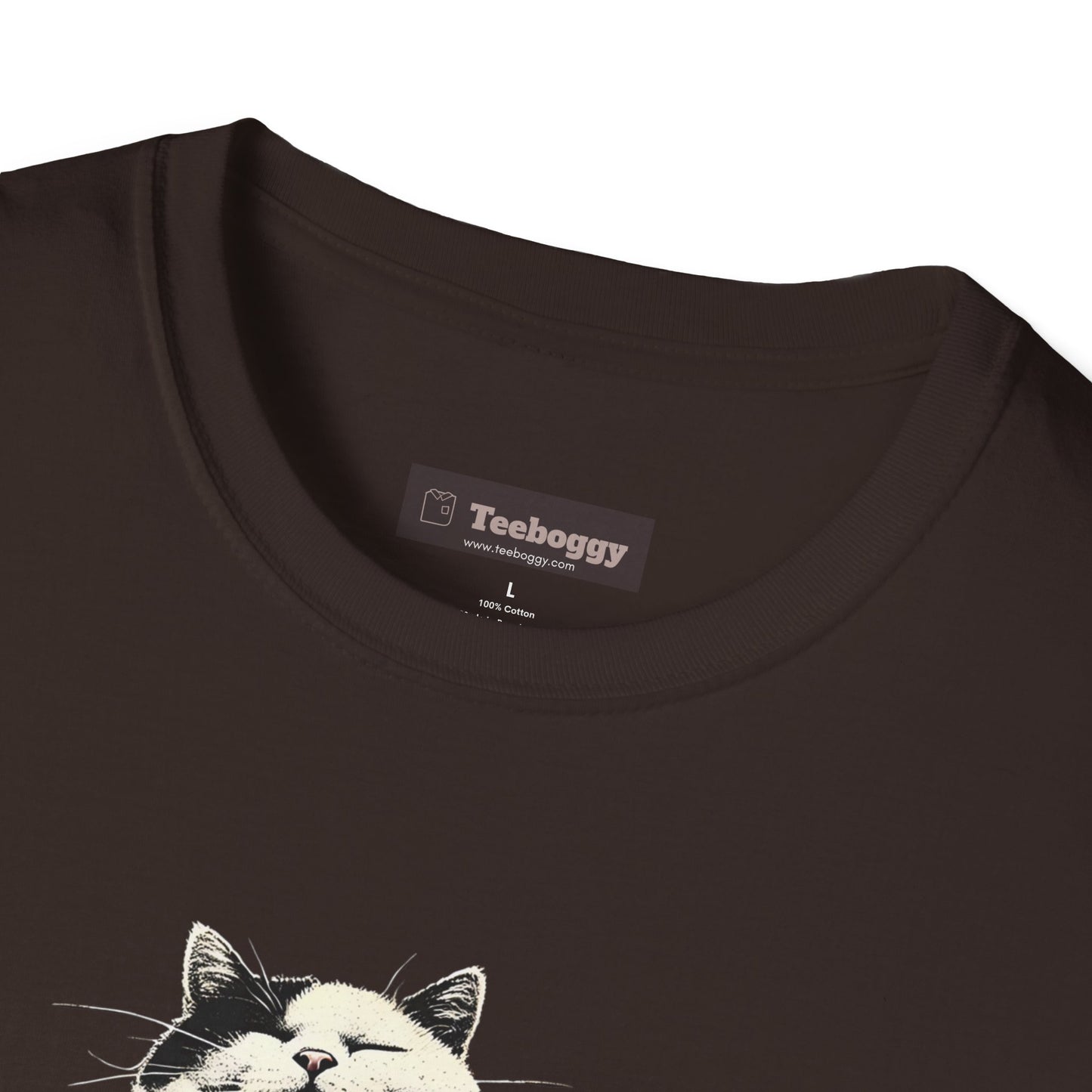 Funny Rocker Fat Cat T-Shirt – “Heavy Man… Just Heavy!”