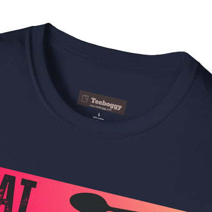 Eat Sleep Guitar Repeat, T-Shirt — Guitarist Day Planner Tee