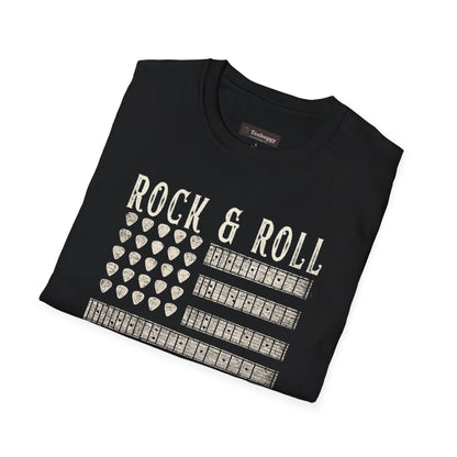 Rock & Roll USA Greatness T-Shirt — USA Flag Design