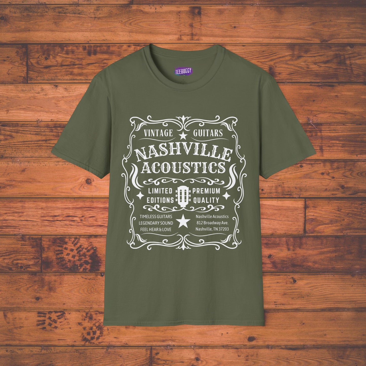 Nashville Acoustics - Guitar T-Shirt