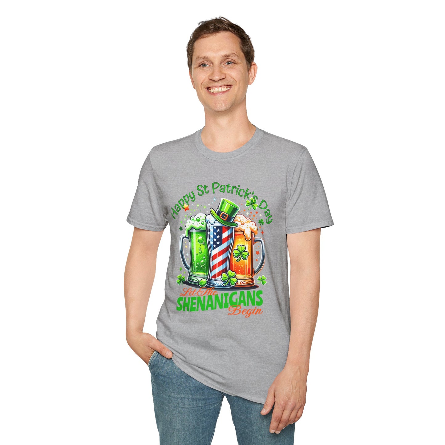 St Patrick's Day T-Shirt - Patriotic Irish American Shenanigans