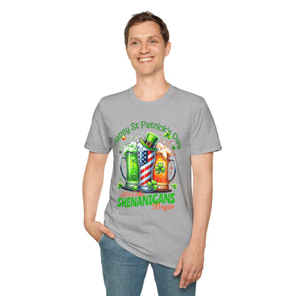St Patrick's Day T-Shirt - Patriotic Irish American Shenanigans