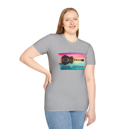 Love Nature Guitar T-Shirt