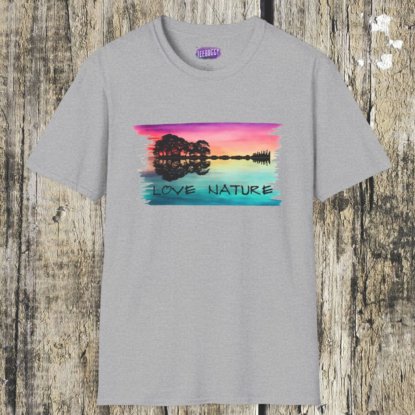 Love Nature Guitar T-Shirt
