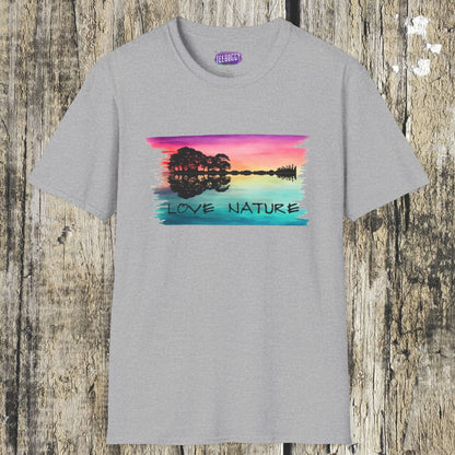 Love Nature Guitar T-Shirt