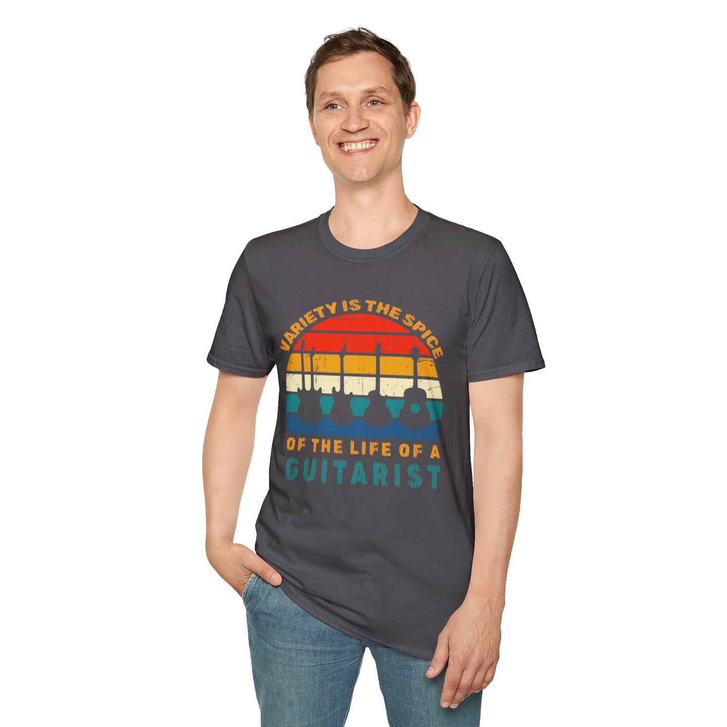 Guitarist Graphic Tee - Variety is the Spice of Life Unisex Softstyle T-Shirt