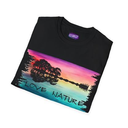 Love Nature Guitar T-Shirt