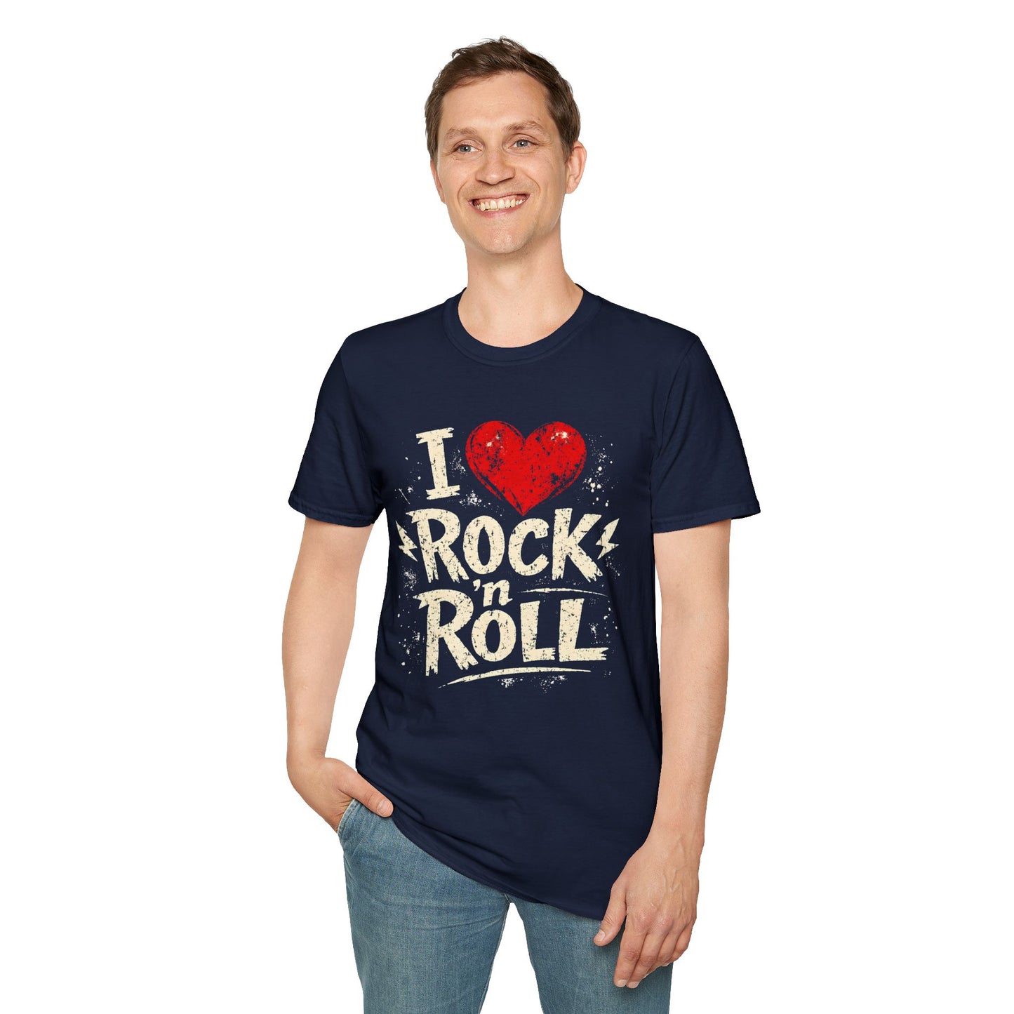 I Love Rock n Roll T-Shirt — Design for Music Lovers