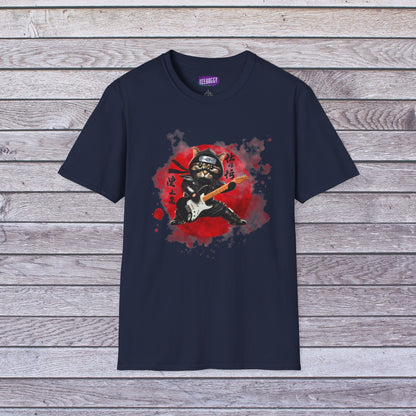 Ninja Cat Guitarist Tee