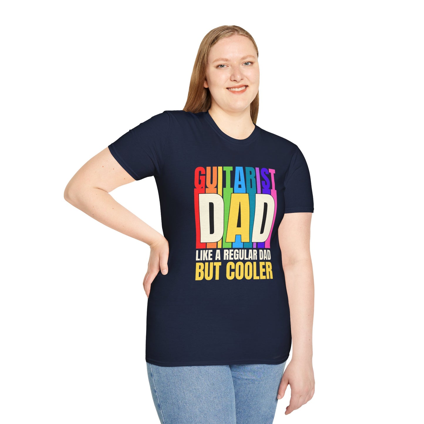 Guitar Dad T-Shirt — "Guitar Dad, Like A Regular Dad But Cooler"