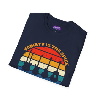 Guitarist Graphic Tee - Variety is the Spice of Life Unisex Softstyle T-Shirt