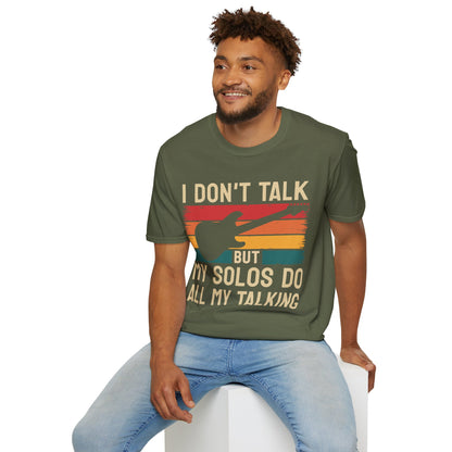 Guitar Solos Do My Talking, Softstyle T-Shirt