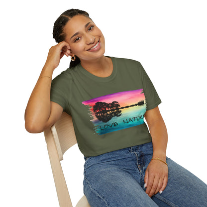 Love Nature Guitar T-Shirt