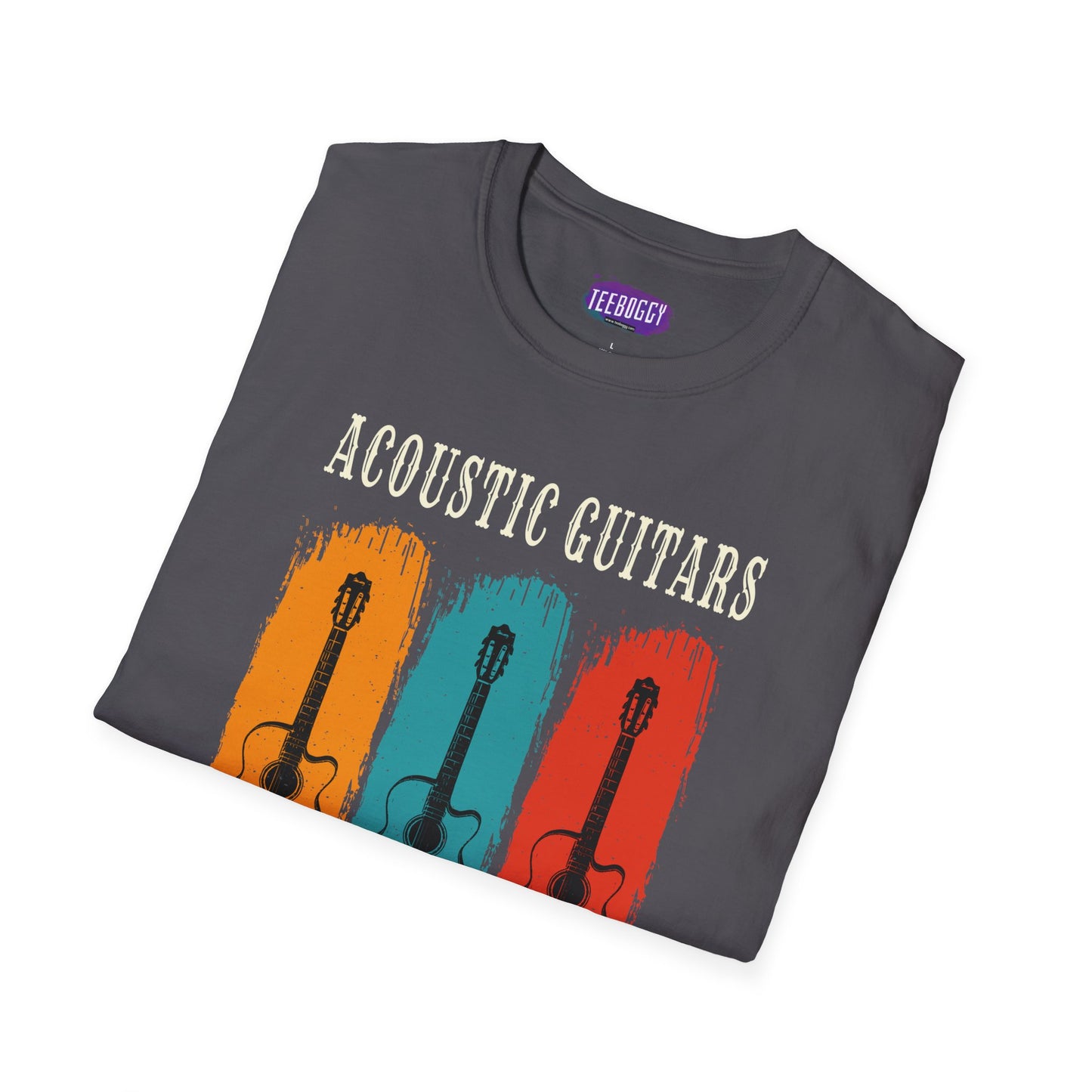 Funny Acoustic Guitars T-Shirt - Not Just For Oldies