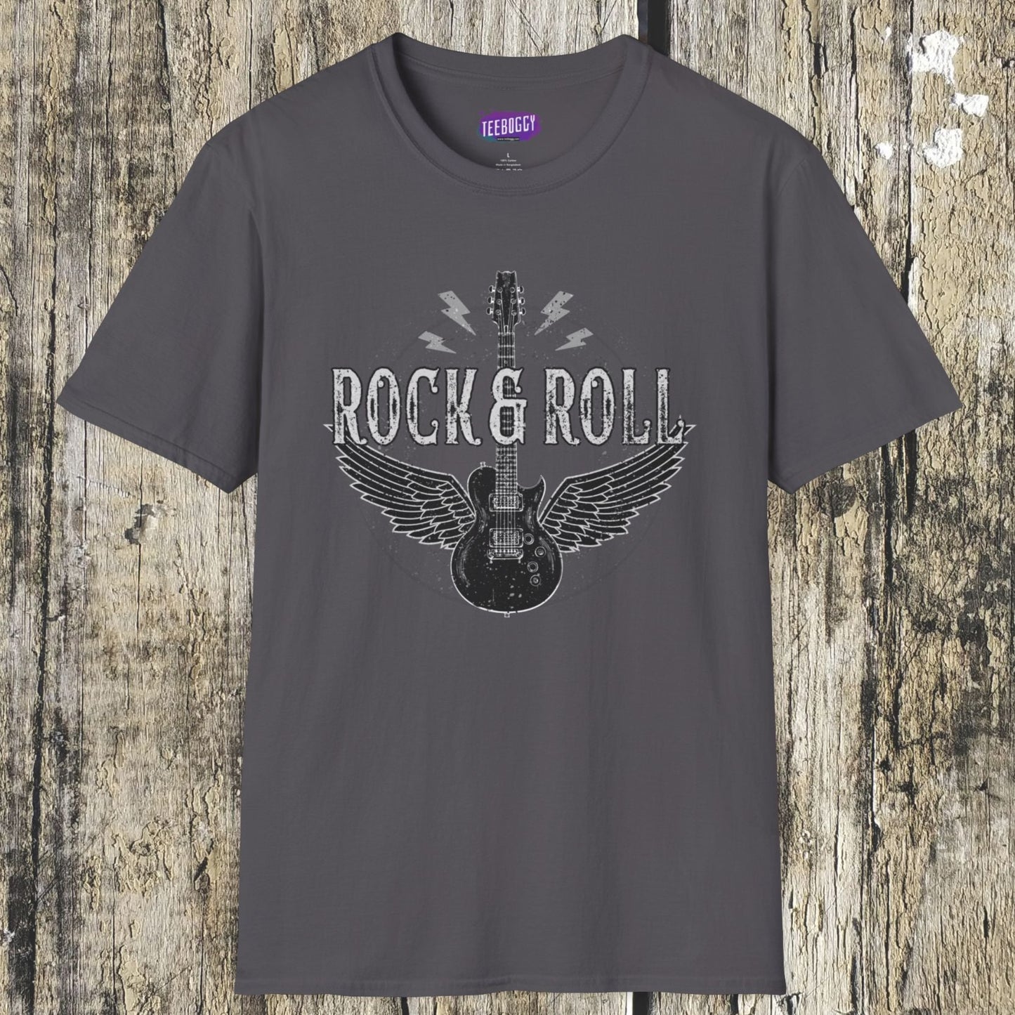 Guitar Wings Unisex T-Shirt Rock & Roll Music Tee