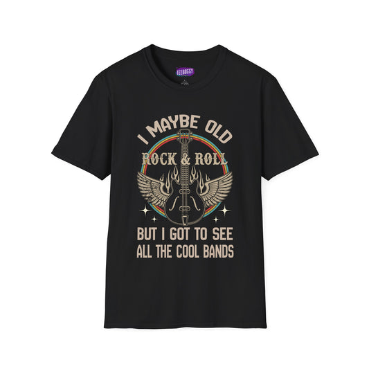 Rock Guitar Wings Unisex T-Shirt for Veteran Rockers