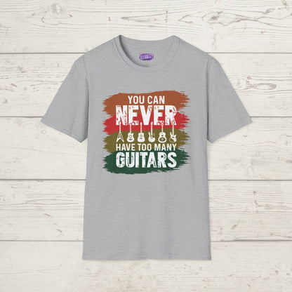 Guitar Statement T-Shirt - Grunge Colorful Slogan