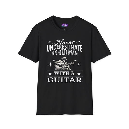 Old Man Guitarist T-Shirt