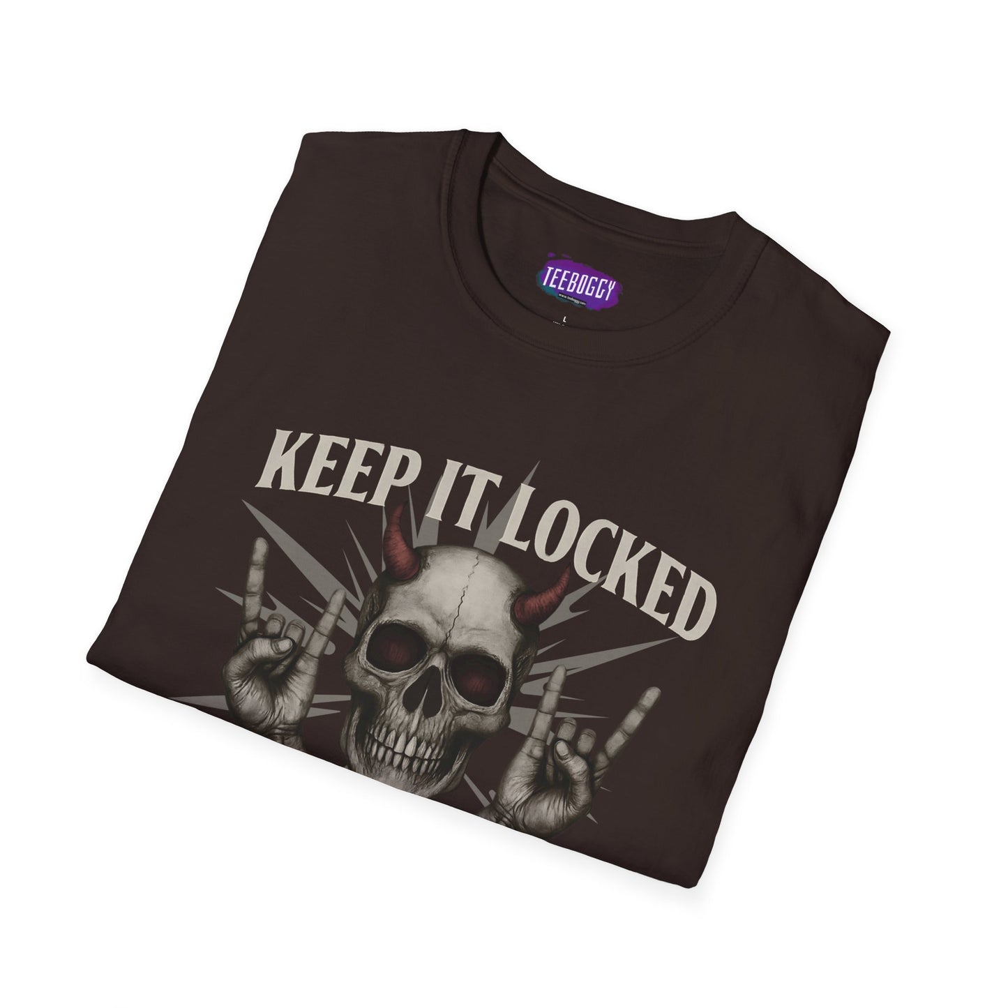 Skull Heavy Metal T-Shirt - Keep it Locked