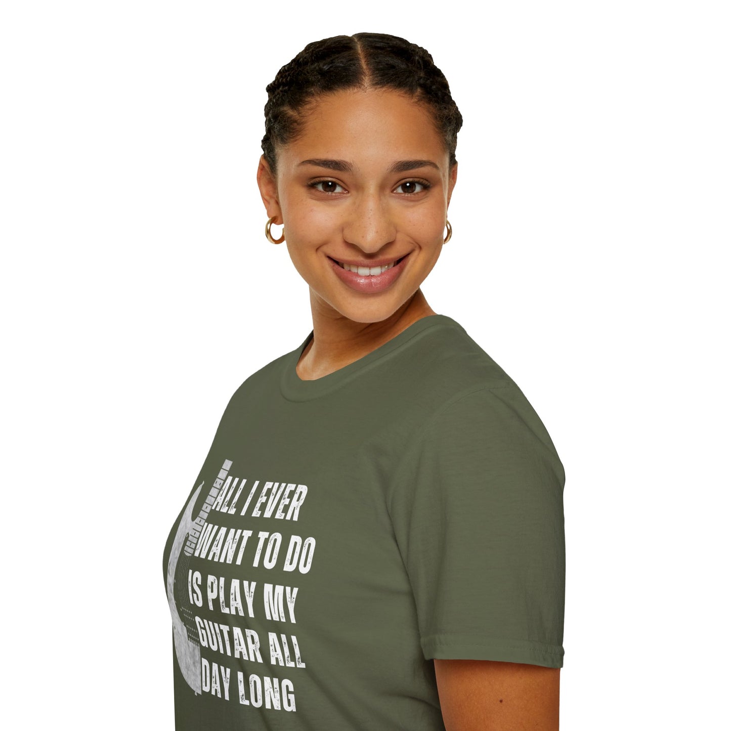 All I Want To Do Is Play My Guitar All Day Long, T-Shirt