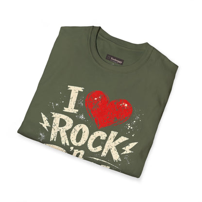 I Love Rock n Roll T-Shirt — Design for Music Lovers