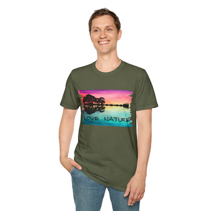 Love Nature Guitar T-Shirt