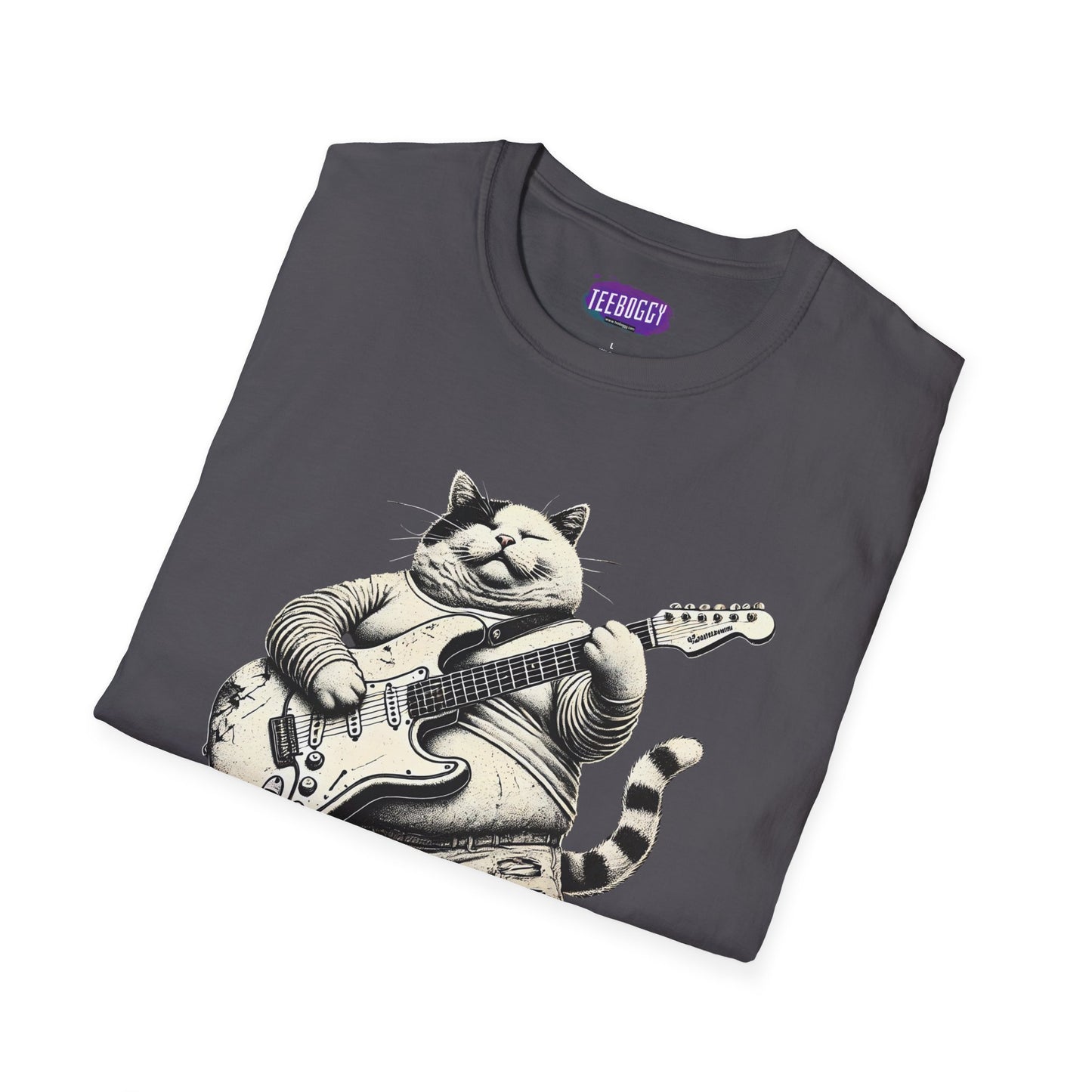 Cat Guitar Unisex T-Shirt - Heavy, Man... Just Heavy!