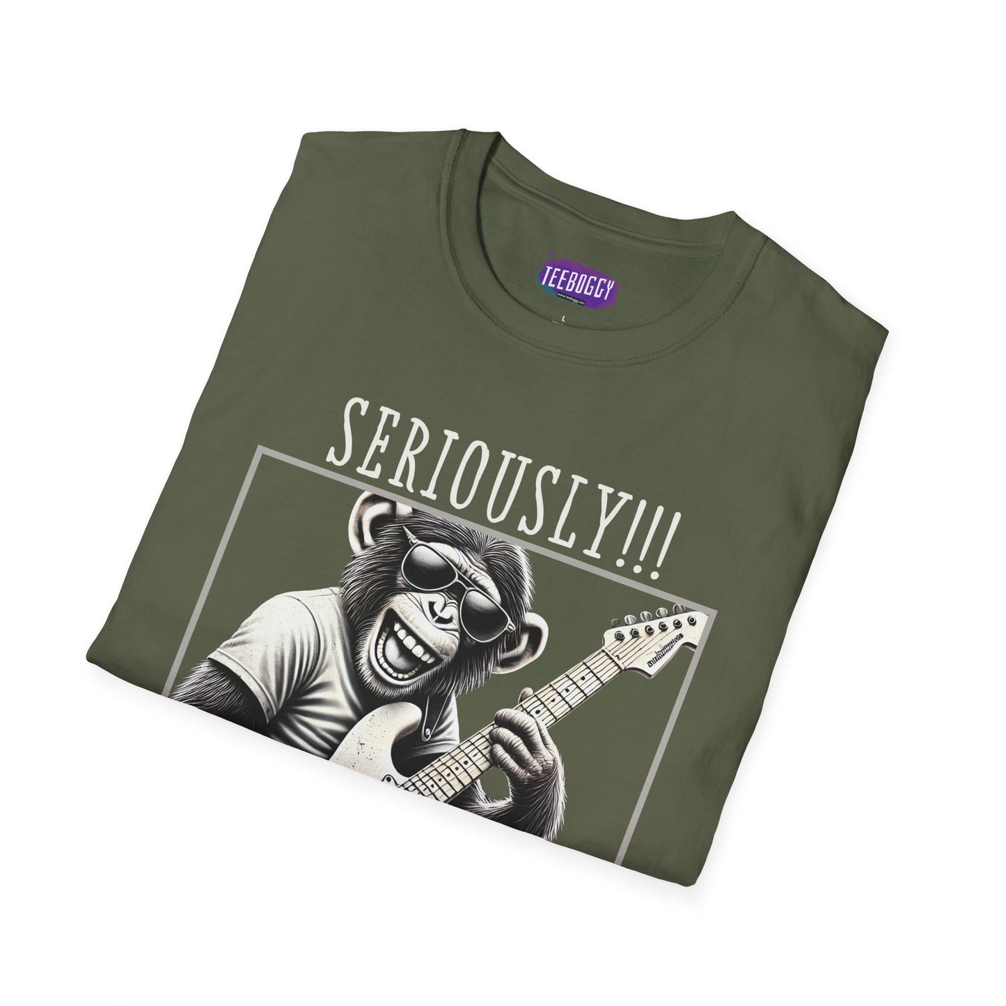 Funny Guitar Chimpanzee Tee