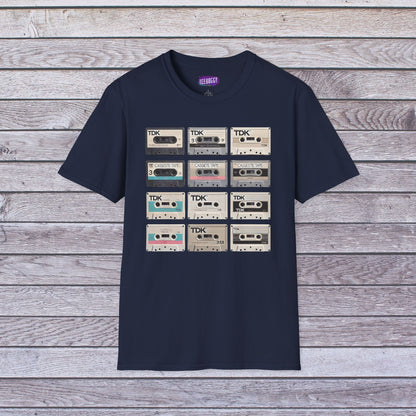 Cassette Tape T-Shirt - Retro Music Lover Nostalgia