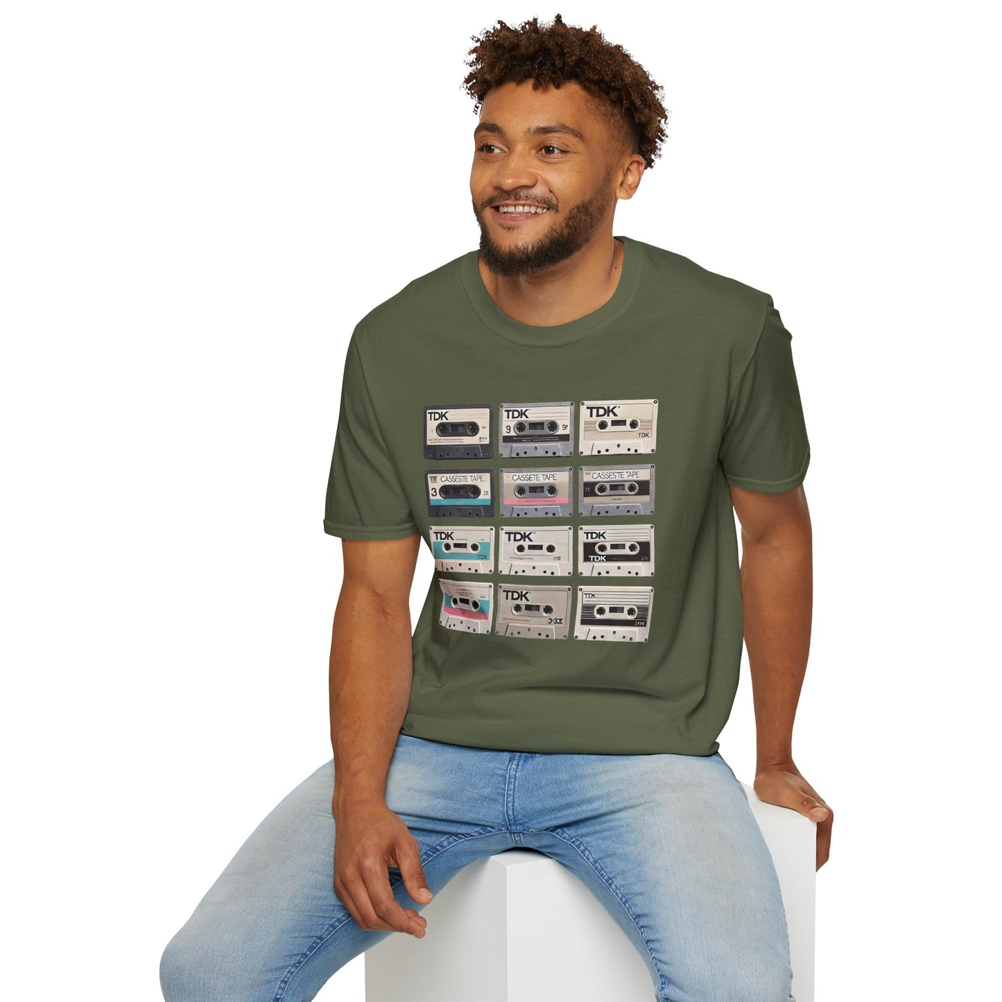 Cassette Tape Nostalgia T-Shirt — Vintage Audio Mix Design