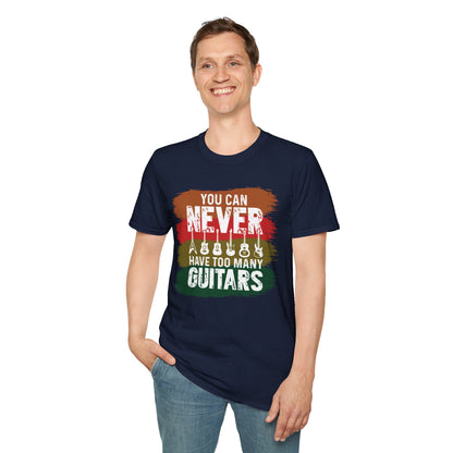 Guitar Statement T-Shirt - Grunge Colorful Slogan