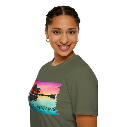 Love Nature Guitar T-Shirt